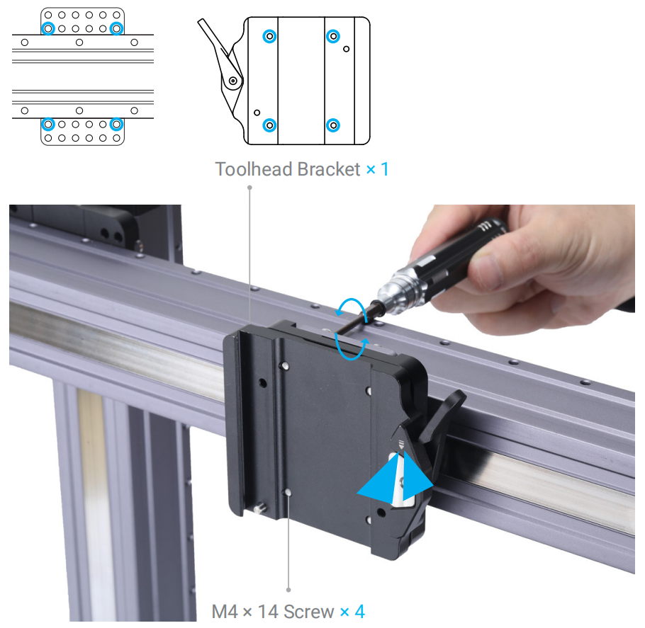 Installing the 200W CNC module | Snapmaker Wiki