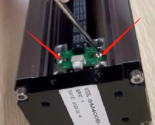 Artisan's Linear Module hits the limit switch and generates noise