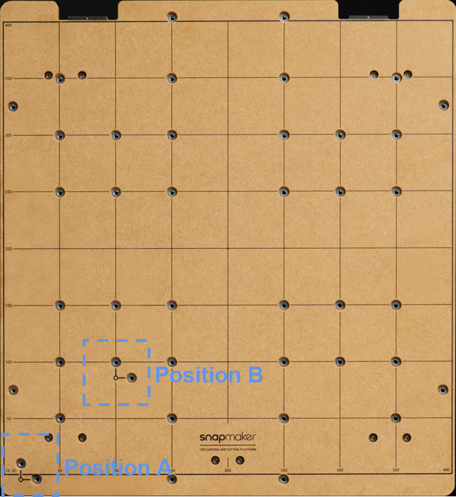 Setting the work origin for CNC machining via the L bracket