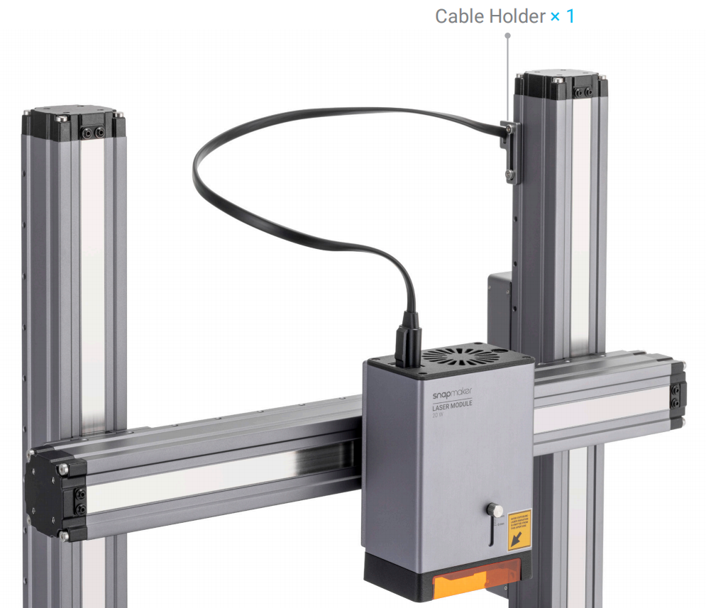 Installing the 20W/40W laser module on 350/250 models
